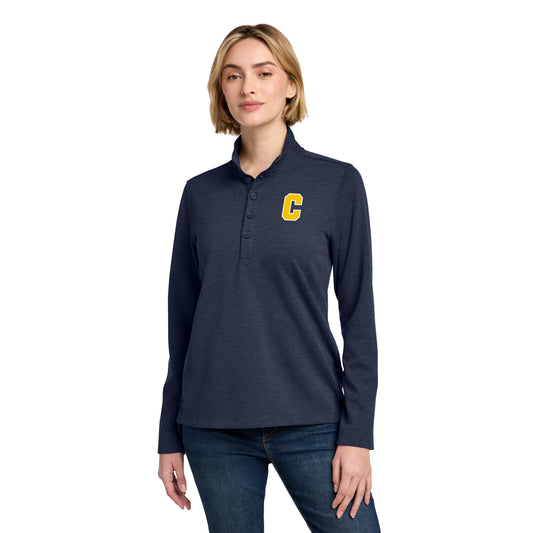 Brooks Brothers® Women’s Mid-Layer Stretch 1/2-Button