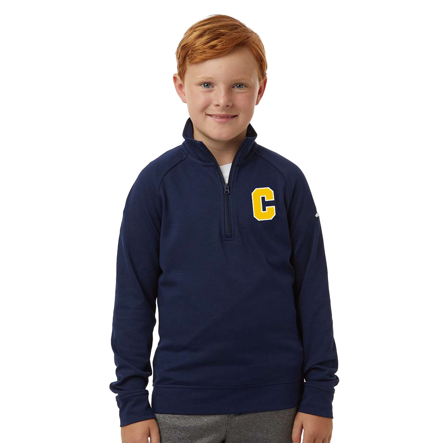 Adidas Youth Performance Quarter-Zip Pullover