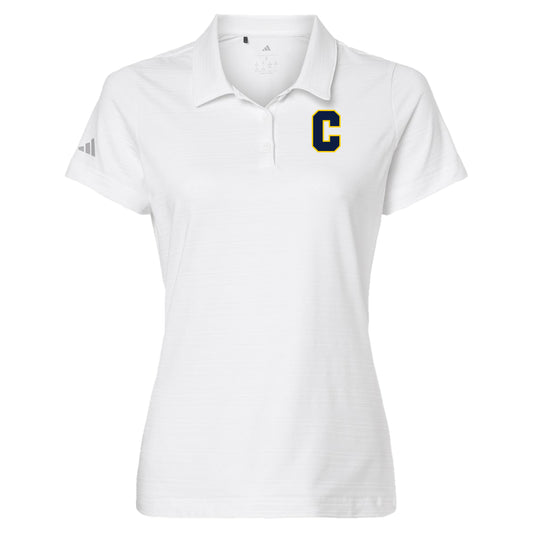 Adidas Women's Textured Stripe Polo