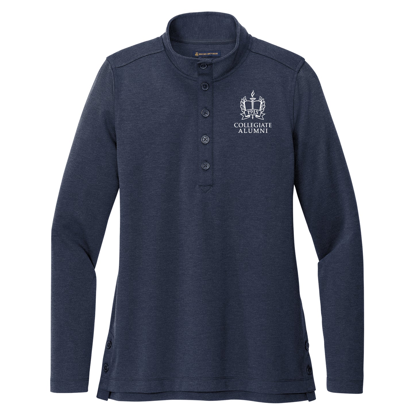 Brooks Brothers® Women’s Mid-Layer Stretch 1/2-Button