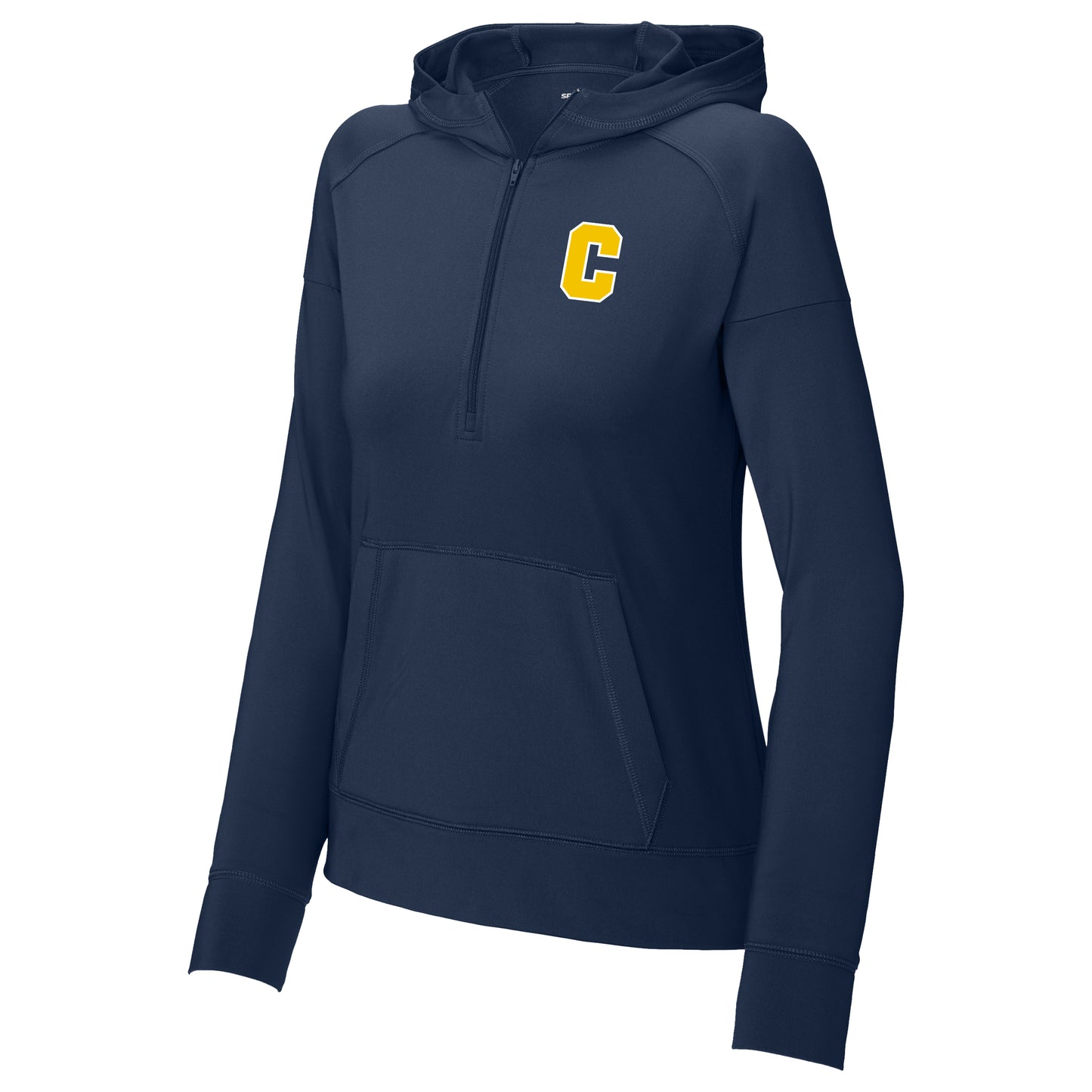 Sport-Tek® Women's Sport-Wick® Stretch 1/2-Zip Hoodie