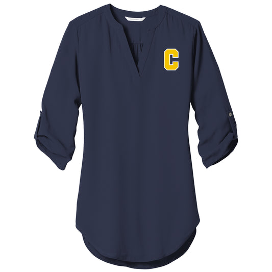 Port Authority® Ladies 3/4-Sleeve Tunic Blouse