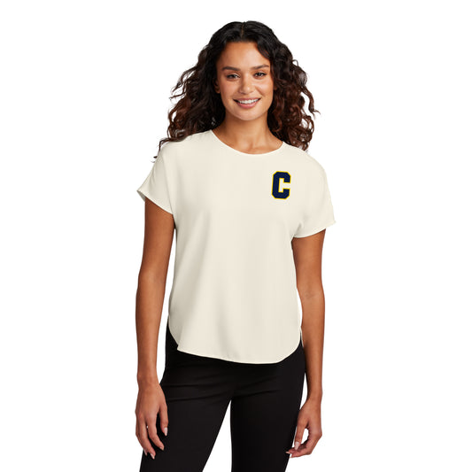 Mercer+Mettle Women's Stretch Crepe Crew