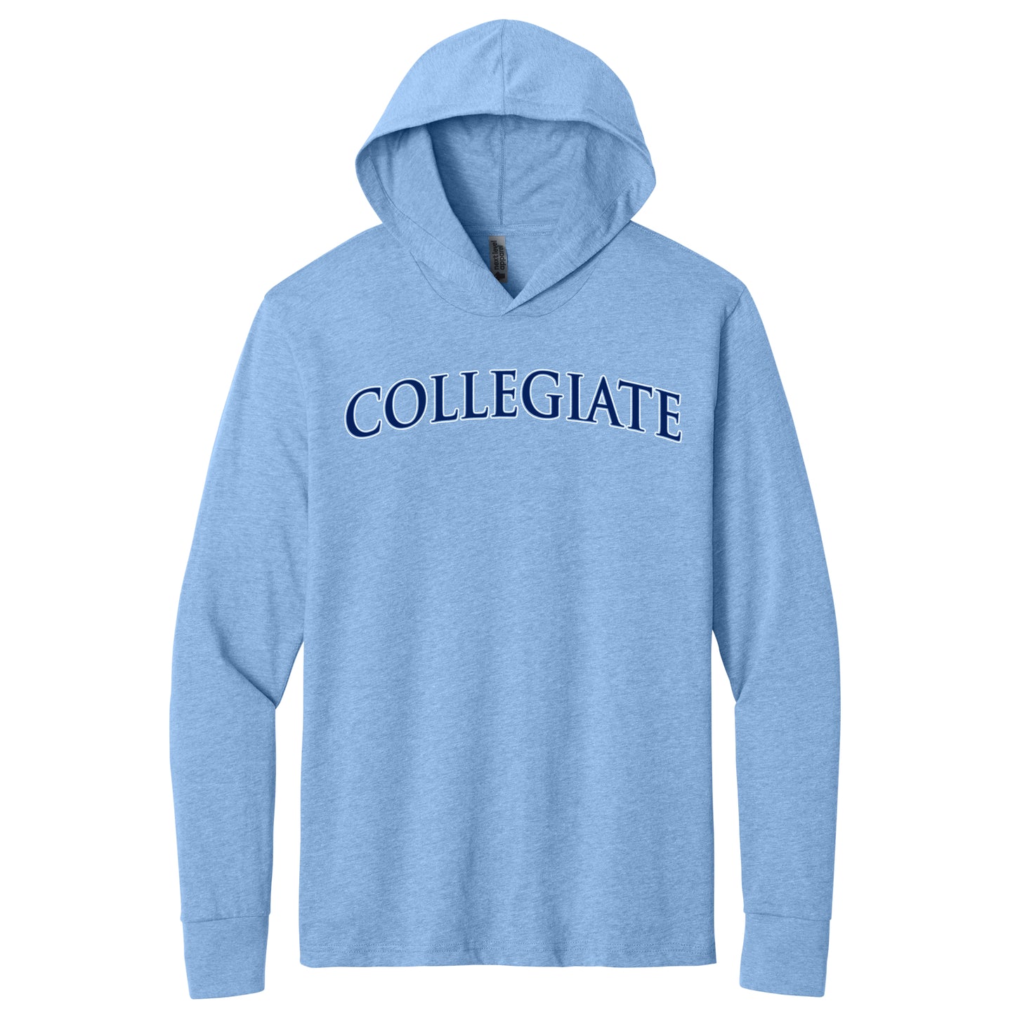 Next Level Apparel CVC Long Sleeve Hooded T-Shirt